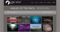 Desktop Screenshot of lonewolfmedia.com